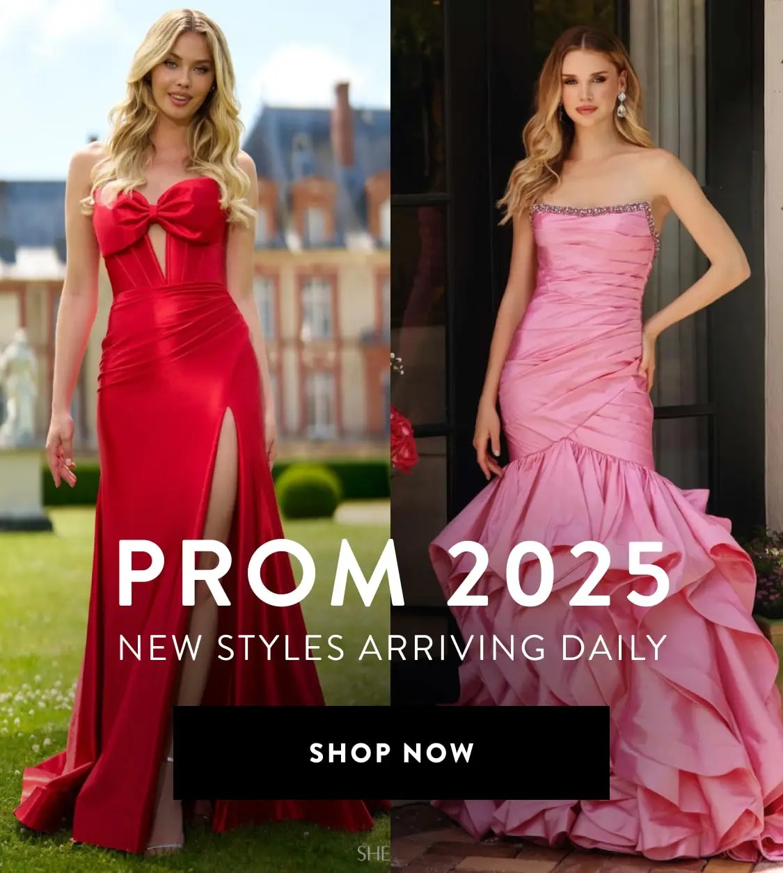 Prom 2025 Banner for Mobile